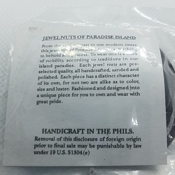 NWT Jewel Nuts of Paradise Island Necklace - Picture 2 of 2